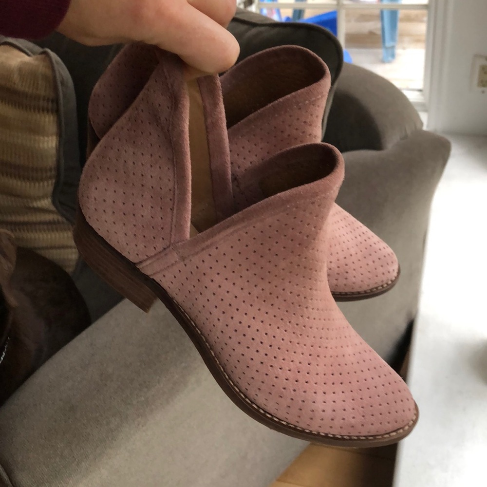 Lucky Brand Pink Booties
